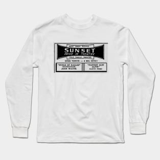 Sunset Drive In Wilson NC Long Sleeve T-Shirt